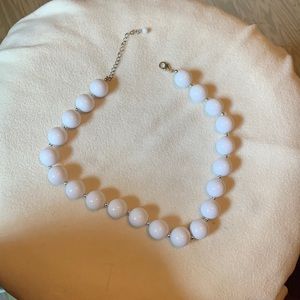 White Beaded Necklace
